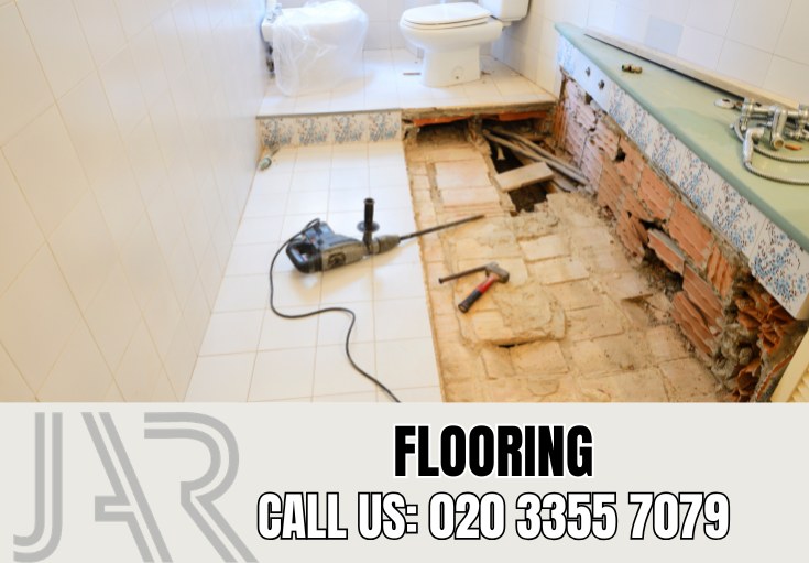 Bathroom Flooring Installation by Camdentown Bathroom Fitters